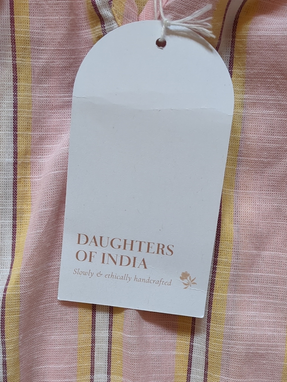 Daughters Of India Poet Mini Dress ~ Pink Sorbet - Picture 12 of 14
